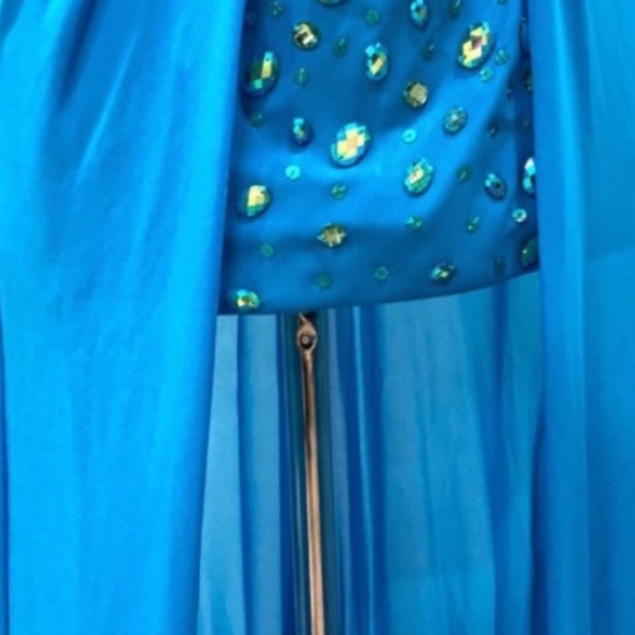 BNWT La Femme beaded gown - Picture 6 of 8